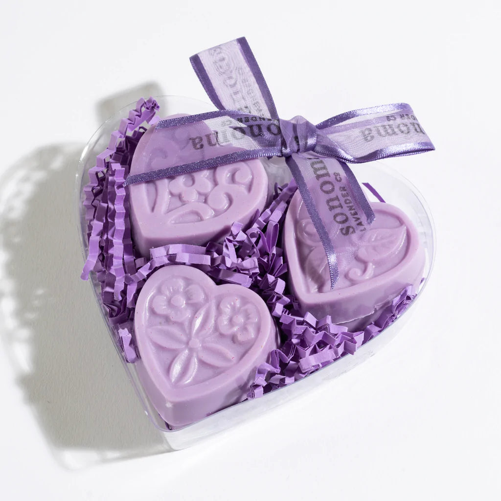 Heart Soaps in Heart Box