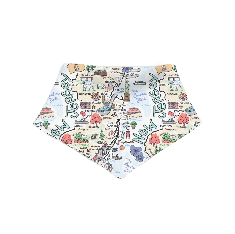 New Jersey Baby Bandana Bib