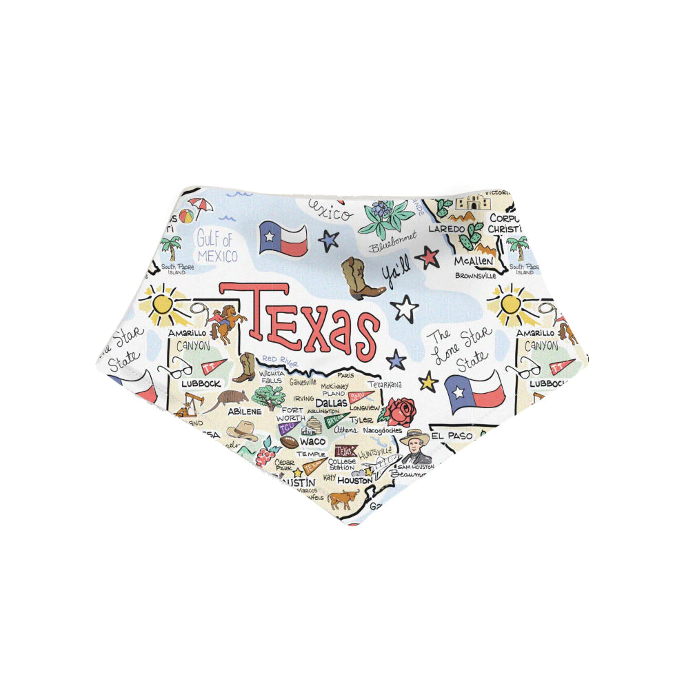 Texas Baby Bandana Bib
