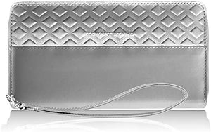 Zipper Travel Wallet Grey